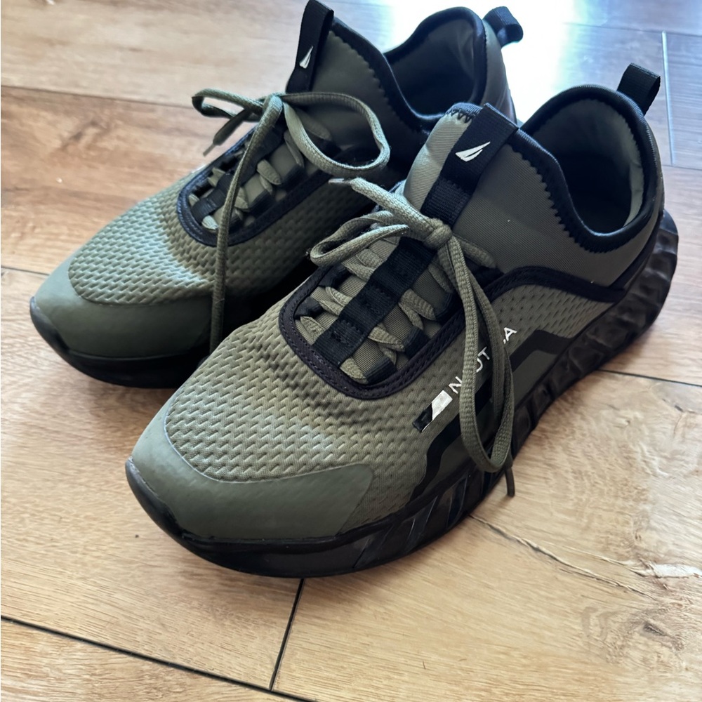 Olive Green Nautica Athletic Sneakers